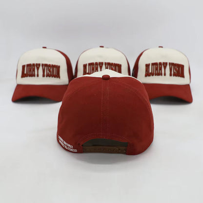 BV RED/BEIGE TRUCKER CAP